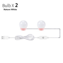 Load image into Gallery viewer, Wall Lamp LED 16W Makeup Mirror Vanity Led Light Bulbs Hollywood Style Led Lamp Touch Switch USB Cosmetic Lighted Dressing table