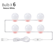 Load image into Gallery viewer, Wall Lamp LED 16W Makeup Mirror Vanity Led Light Bulbs Hollywood Style Led Lamp Touch Switch USB Cosmetic Lighted Dressing table