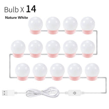 Load image into Gallery viewer, Wall Lamp LED 16W Makeup Mirror Vanity Led Light Bulbs Hollywood Style Led Lamp Touch Switch USB Cosmetic Lighted Dressing table