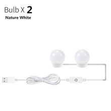 Load image into Gallery viewer, Wall Lamp LED 16W Makeup Mirror Vanity Led Light Bulbs Hollywood Style Led Lamp Touch Switch USB Cosmetic Lighted Dressing table