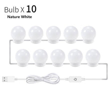 Load image into Gallery viewer, Wall Lamp LED 16W Makeup Mirror Vanity Led Light Bulbs Hollywood Style Led Lamp Touch Switch USB Cosmetic Lighted Dressing table