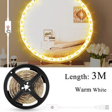 Load image into Gallery viewer, Wall Lamp LED 16W Makeup Mirror Vanity Led Light Bulbs Hollywood Style Led Lamp Touch Switch USB Cosmetic Lighted Dressing table