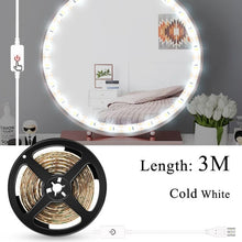 Load image into Gallery viewer, Wall Lamp LED 16W Makeup Mirror Vanity Led Light Bulbs Hollywood Style Led Lamp Touch Switch USB Cosmetic Lighted Dressing table