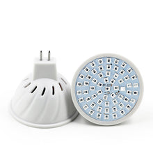 Load image into Gallery viewer, 220V 110V LED Plant Grow Lights E27 E14 MR16 GU10 Growing Lamp Bulb 60LEDs 80LEDs Growth Lamps Full Spectrum For Indoor Garden